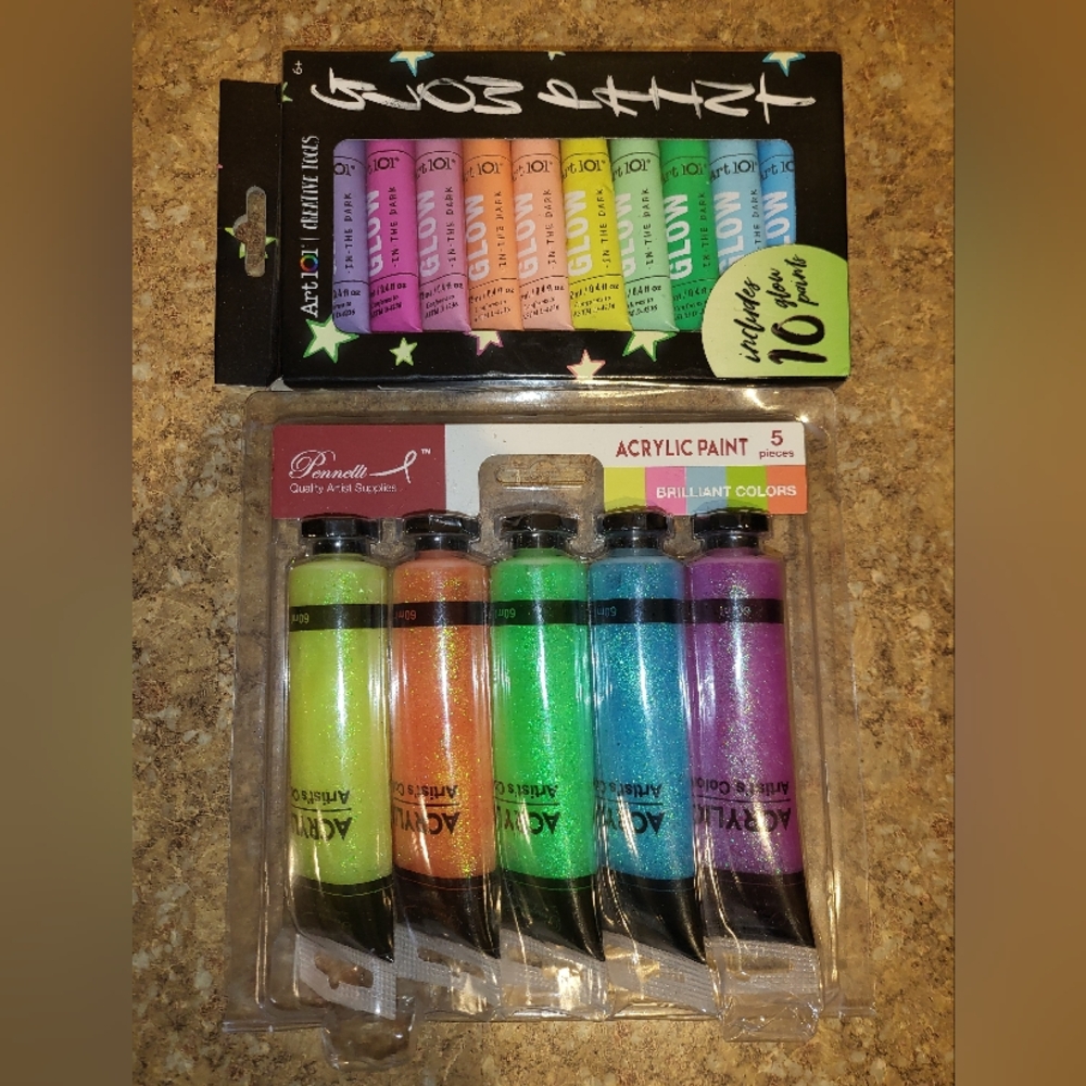 Glitter and Glow Paint